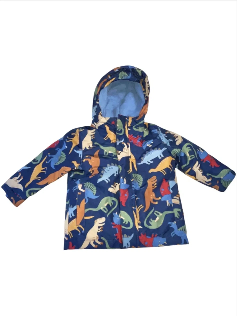 The Children's Place DINOSAURS Winter Snow Bibs Pants Jacket Sz 2T Matching Set
